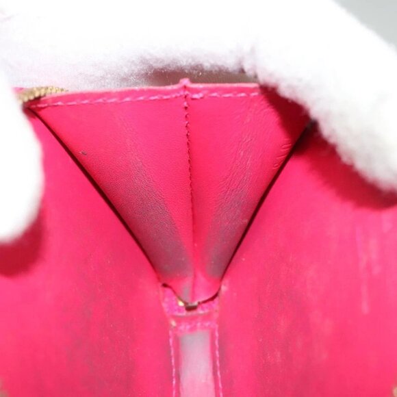 LOUIS VUITTON Vernis Rose Porte Monnaie Chapeau Coin Purse - Picture 11 of 15